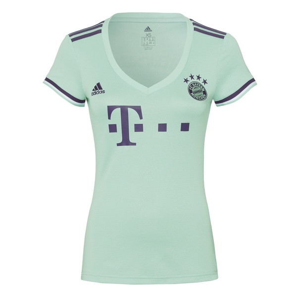 Camiseta Bayern Munich Replica Segunda Ropa Mujer 2018/19 Verde